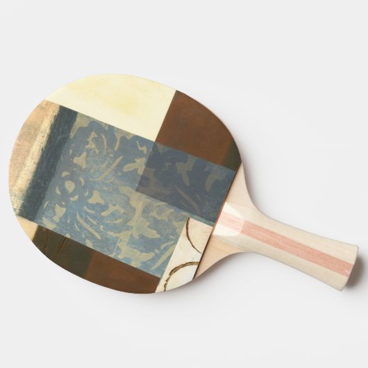 Moderne paneelschildering tafeltennisbatje (Zijkant)