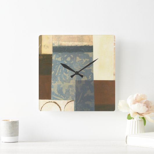 Moderne paneelschildering vierkante klok (Huis)