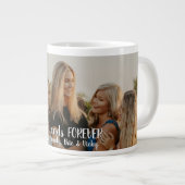 Moderne panoramische foto Best Friends Forever Grote Koffiekop (Voorkant rechts)