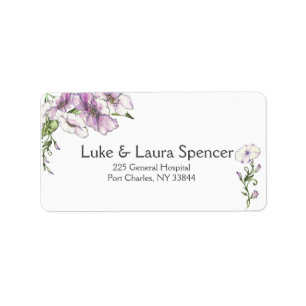 Moderne Pansy bruiloft Etiket