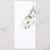 Moderne Pansy Menu (Achterkant)