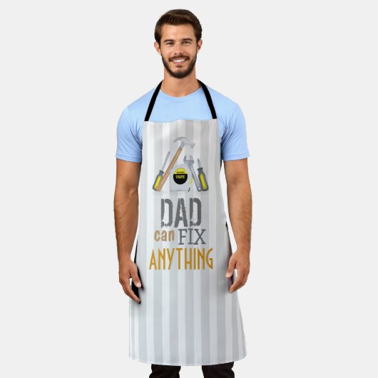 Moderne Pap Simple Tool-Mannen repareren alles Schort (Gedragen)