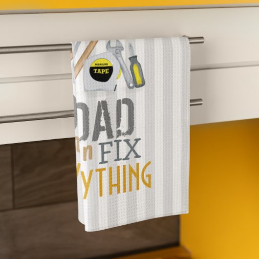 Moderne Pap Simple Tool-Mannen repareren alles Theedoek