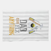 Moderne Pap Simple Tool-Mannen repareren alles Theedoek (Horizontaal)