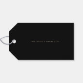 Moderne "Pap" Vaderdag Cadeaulabel (Achterkant Horizontaal)