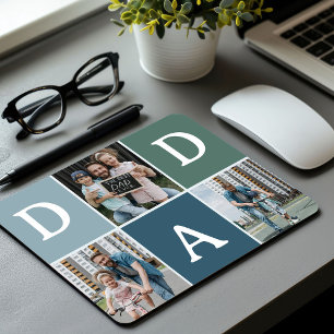 Moderne 'PAPA' 3 foto cadeau Muismat