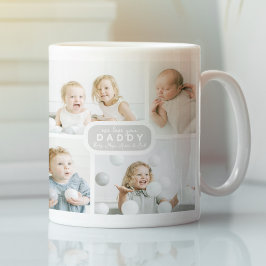 Moderne Papa 4 Foto Grijs Koffiemok