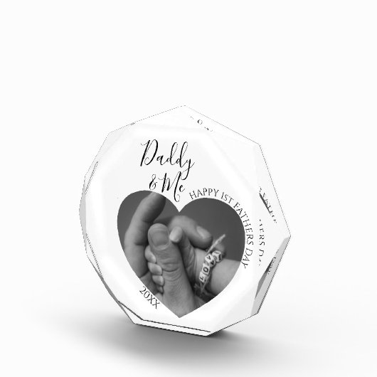 Moderne papa en ik | Hartfoto Fotoblokken (Rechts)