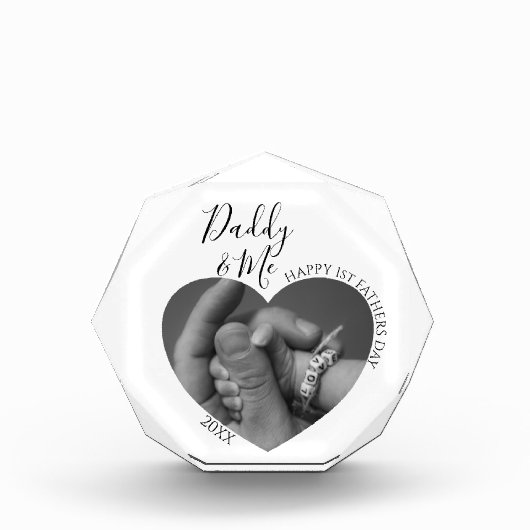 Moderne papa en ik | Hartfoto Fotoblokken (Voorkant)