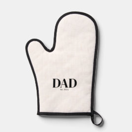 Moderne papa gevestigd  ovenwant