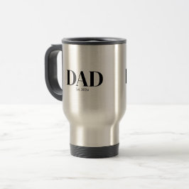 Moderne papa gevestigd  reisbeker