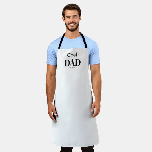 Moderne papa gevestigd schort (Gedragen)