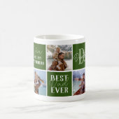 Moderne papa groene foto collage koffiemok (Center)