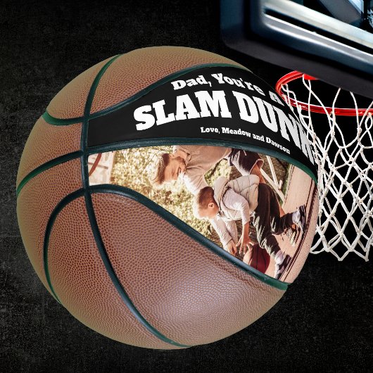 Moderne papa, je bent een slam dunk! Personaliseer Basketbal