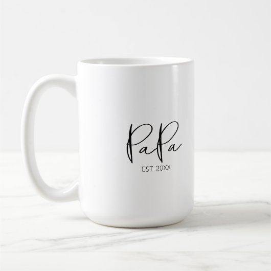Moderne Papa Mok met kindernamen (Links)