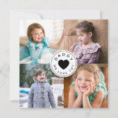 Moderne papa, we houden van je hartfoto (Voorkant)