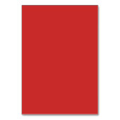 Moderne papaverrode bruiloft nummer 4 kaart (Achterkant)