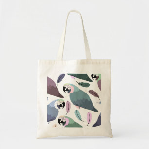 Moderne Papegaaien Tropisch Patroon Tote Bag