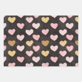 Moderne papierbladen voor arty Hearty Wrapping Inpakpapier Vel (Voorkant 2)