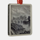 Moderne Parijs: Pont Neuf, 1845 Metalen Ornament (Rechts)