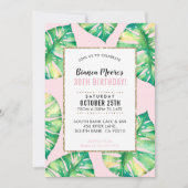 MODERNE PARTIJ UITNODIGEN tropische monsters blade Kaart (Voorkant)