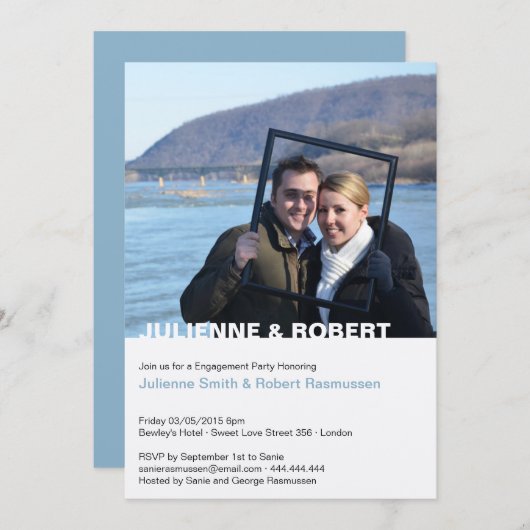 Moderne Partij voor Fotoservice Kaart (Voorkant / Achterkant)