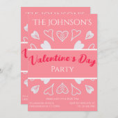 Moderne partij voor Valentijnsdag Kaart (Voorkant / Achterkant)