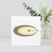 moderne partijuitnodiging uit de midden eeuw kaart (Staand voorkant)