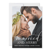 Moderne Pas getrouwd Foto gehuwd en Merry