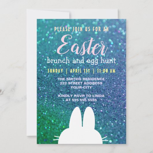 Moderne Pasen Kaart (Voorkant)