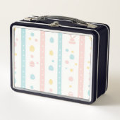 Moderne Pasen Patroon Lunchbox (Voorkant)