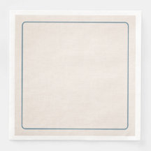 Moderne Pasen Seder Linen-Style Papieren Servet