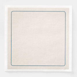 Moderne Pasen Seder Linen-Style Papieren Servet
