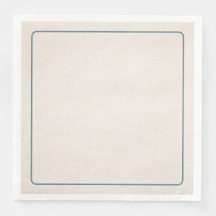 Moderne Pasen Seder Linen-Style Papieren Servet