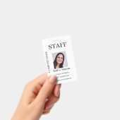 Moderne pasfoto badge op maat (Handheld)