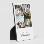 Moderne Passen getrouwd van de Liefde Weddenschap  Fotoplaat (Zijkant)