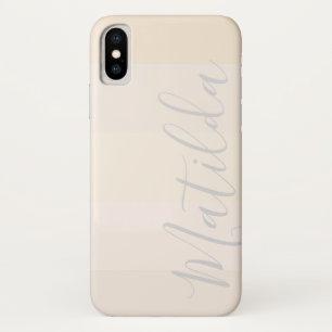 Moderne pasta Skin Ombre Stripe Persoonlijke benam Case-Mate iPhone Case