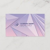 Moderne pasta voor meisjes Sociale Icons QR-code Visitekaartje (Voorkant)