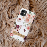 Moderne pastbloemen en gepersonaliseerde Kraft-cad Case-Mate iPhone Case<br><div class="desc">Dit gepersonaliseerde cadeau is een mooie en unieke optie voor iedereen die van bloemen houdt en een aanraking van bijtende charme. Het geschenk heeft een set moderne pastelbloemen die tegen een achtergrond van kraftpapier geplaatst zijn, waardoor een prachtig contrast ontstaat dat zeker het oog zal vatten.De bloemen zijn op een...</div>