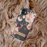 Moderne pastbloemen en gepersonaliseerde Kraft-cad Case-Mate iPhone Case<br><div class="desc">Moderne pastbloemen en gepersonaliseerde Kraft-cadeautjes</div>