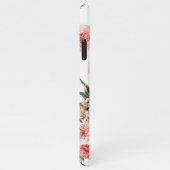 Moderne pastbloemen en gepersonaliseerde Kraft-cad iPhone Hoesje (Rechterkant)