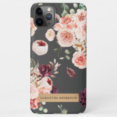Moderne pastbloemen en gepersonaliseerde Kraft-cad iPhone Hoesje (Achterkant)