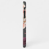 Moderne pastbloemen en gepersonaliseerde Kraft-cad iPhone Hoesje (Linkerkant)