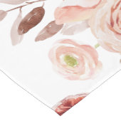 Moderne pastbloemen en gepersonaliseerde Kraft-cad Korte Tafelloper (Hoek)