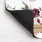 Moderne pastbloemen en gepersonaliseerde Kraft-cad Muismat (Hoek)