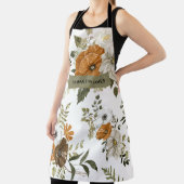 Moderne pastbloemen en gepersonaliseerde Kraft-cad Schort (Insitu)