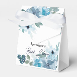 Moderne pasteelblauwe Rozen Bedankdoosjes