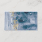 Moderne pasteelblauwe Rozen bruiloft Plaatskaartje (Achterkant)