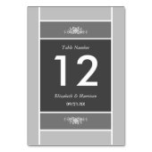 Moderne pasteelblok - Siver Grey - Weddenschap Kaart (Achterkant)