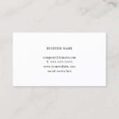 Moderne pasteelpatroon visitekaartje (Achterkant)